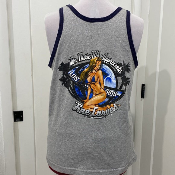 Vintage 90’s Lost Surfboards Retro Tank Top | Size Large - Picture 3 of 8